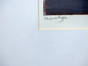 Sjer Jacobs - Liggende figuur - monotype, ingelijst kopen? Bied vanaf 50!