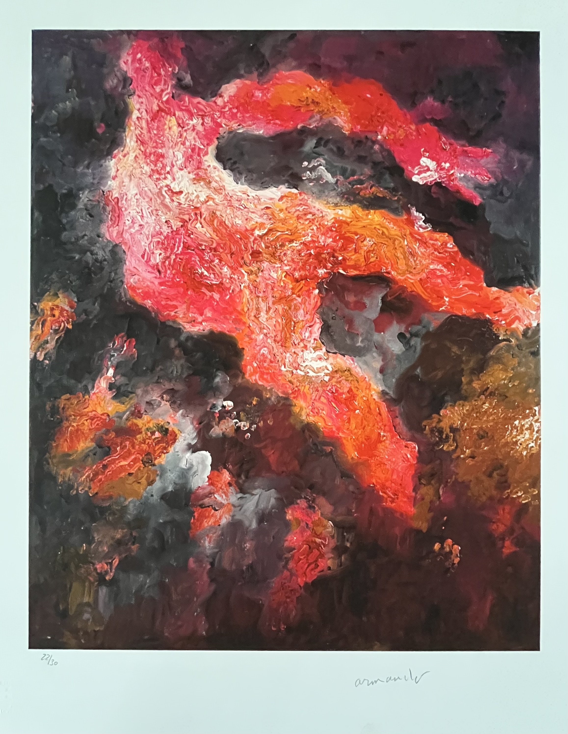 Armando - Kleurengiclée - gesigneerd en genummerd 22/30 kaufen? Bieten Sie von 85!