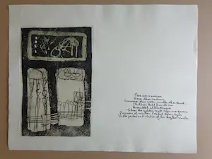 Jan Montyn - ABSTRACTIE / KLEURETS -AQUATINT / 50x32cm / 1964 kopen? Bied vanaf 1!