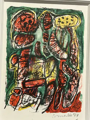Corneille - Abstract werk in kleur kopen? Bied vanaf 200!