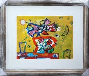 Hans Truijen - 'Golden day' - Origineel werk - Nieuw ingelijst! kopen? Bied vanaf 1050!