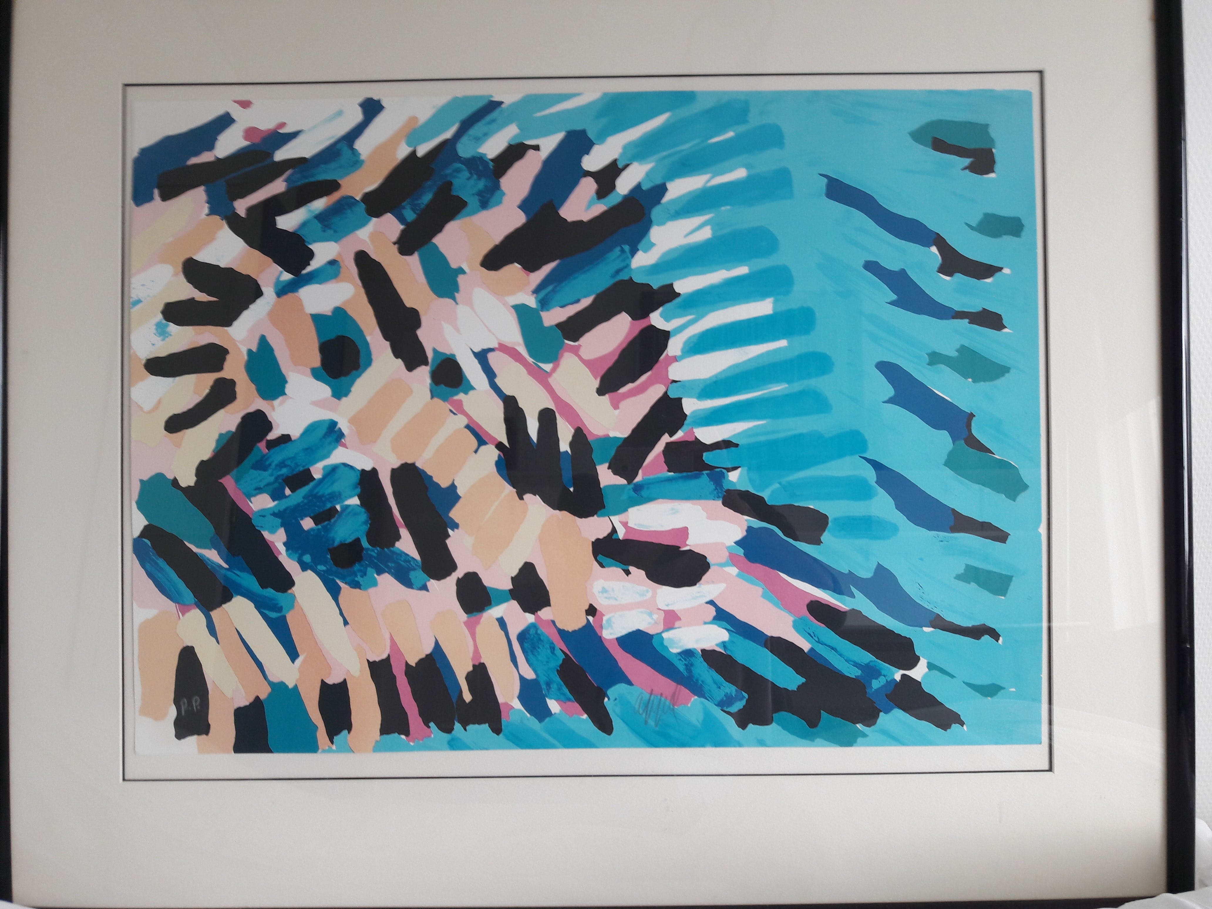 Karel Appel - Morning face and bleu sea verkocht voor € 300!