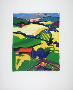 Frank Rosen - Zeefdruk, La douce France ''Les Pyrénées'' kopen? Bied vanaf 20!