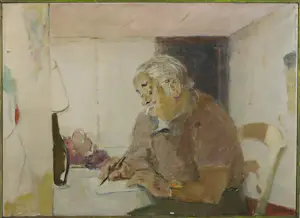 Joop Sjollema - Olieverf op doek, Arthur Rennert - Ingelijst kopen? Bied vanaf 70!