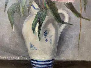 Theo Swagemakers - Stilleven Bloemen in vaas kopen? Bied vanaf 90!