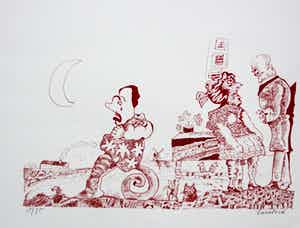 Lucebert - litho verkocht voor € 199!