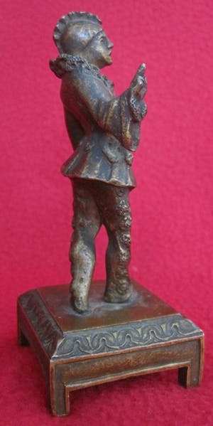 Brons (Onbekend) - Harlekijn uit Comedia dell'arte. kopen? Bied vanaf 65!