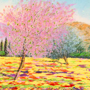 Mario Soave - Bloemenveld in de Lente kopen? Bied vanaf 40!