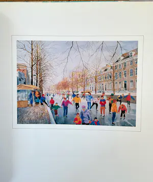 Leo Wisselink - Een schilder in Den Haag, gesigneerd, harde kaft kopen? Bied vanaf 40!