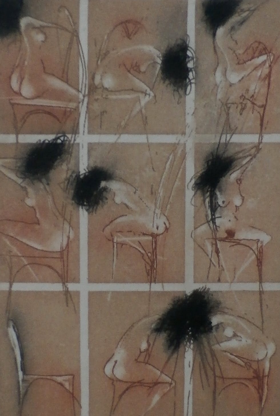 Ladislav Kuklik - Ets: "Ode for a chair" - 1998 verkocht voor € 40!