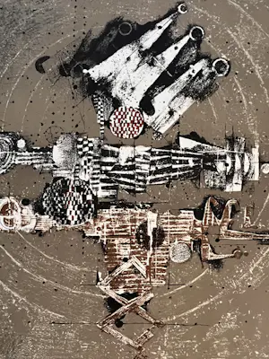 Johnny Friedländer - Grote kleurenets/aquatint - Nieuwstaat - 88/95 kopen? Bied vanaf 275!