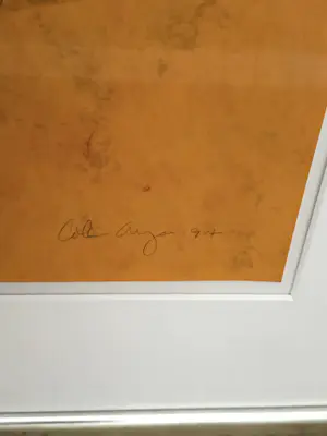 Cole Morgan - Zeefdruk, Compass East - Ingelijst kopen? Bied vanaf 200!