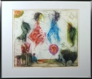 Sam Parabirsingh - Kleurenets, La dante mythologique - Ingelijst kopen? Bied vanaf 1!