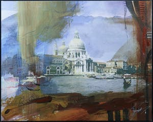Anna Razumovskaya - Giclée op canvas bewerkt met verf, Trip to Dream VI kopen? Bied vanaf 50!