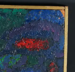 Ferry Slebe - Olieverf op board, Terrasje - Ingelijst kopen? Bied vanaf 400!