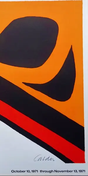 Alexander Calder - Kleurenoffset: Affiche Tentoonstelling PACE GALLERY uit 1971 kopen? Bied vanaf 50!