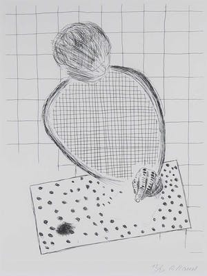 Roger Raveel - Ets, Meer kan ik niet dan griffelen in het niets - Ingelijst kopen? Bied vanaf 1!