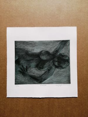 Niet of onleesbaar gesigneerd - Wolff Buchholz - Weiblicher Akt - Handgesigneerd kopen? Bied vanaf 1!