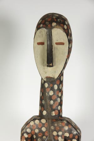 Lega - Hout, Beschilderd initiatiebeeld met stippenpatroon kopen? Bied vanaf 1!