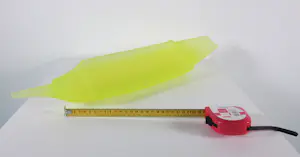 Han de Kluijver - Glasobject (mat glas), Gele schuit + boek! kopen? Bied vanaf 100!