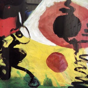 Lex Grote - 2 Prachtige zeefdrukken in alluminium lijst. kopen? Bied vanaf 65!