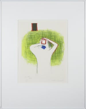 Roger Raveel - Ets, De fotografe - Ingelijst kopen? Bied vanaf 600!