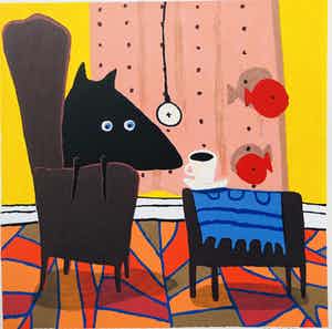 Peter Bastiaanssen - Coffee and fish verkocht voor € 90!