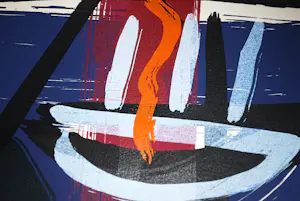 Jac Gijzen - abstracte litho - oplage 100 kopen? Bied vanaf 75!