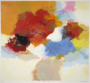 Eelco Maan - Zeefdruk, The flowered room - Ingelijst kopen? Bied vanaf 70!