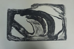 Bram van Velde - Zonder titel MP19 ingelijst kopen? Bied vanaf 250!