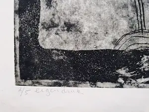 Jan Montyn - Bijzonder! Unica (2/5) eigen druk reliëf Ets/aquatint "1 van een aantal" GROOT! kopen? Bied vanaf 70!