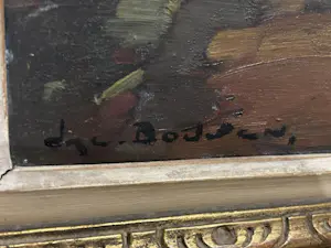 Jacques Douven - Boszicht met prachtige kleuren kopen? Bied vanaf 225!