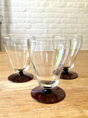 Willem Rozendaal - Set van 3 “Campanula” glazen, Kristalunie Maastricht door W.J.Rozendaal uit 1935 kopen? Bied vanaf 45!