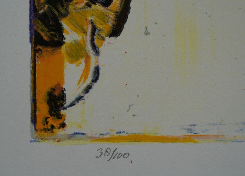 Willem van Scheijndel - Willem van Scheijndel - gesigneerde zeefdruk - Quantumsprong kopen? Bied vanaf 70!