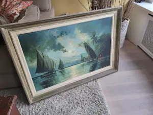 Frederik Kasenda - olie op doek, gesigneerd kopen? Bied vanaf 195!