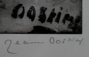 Jeanne Bieruma Oosting - Ets/aquatint: 'Het roofdier', voorstelling van een kat kopen? Bied vanaf 399!