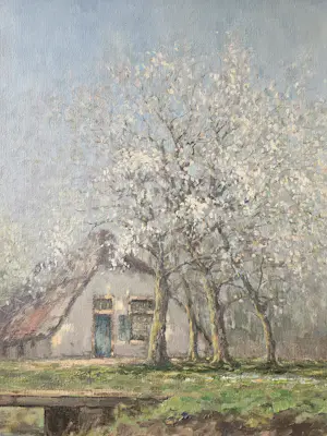 Jan Schaeffer - Boerderij met bloesembomen kopen? Bied vanaf 175!