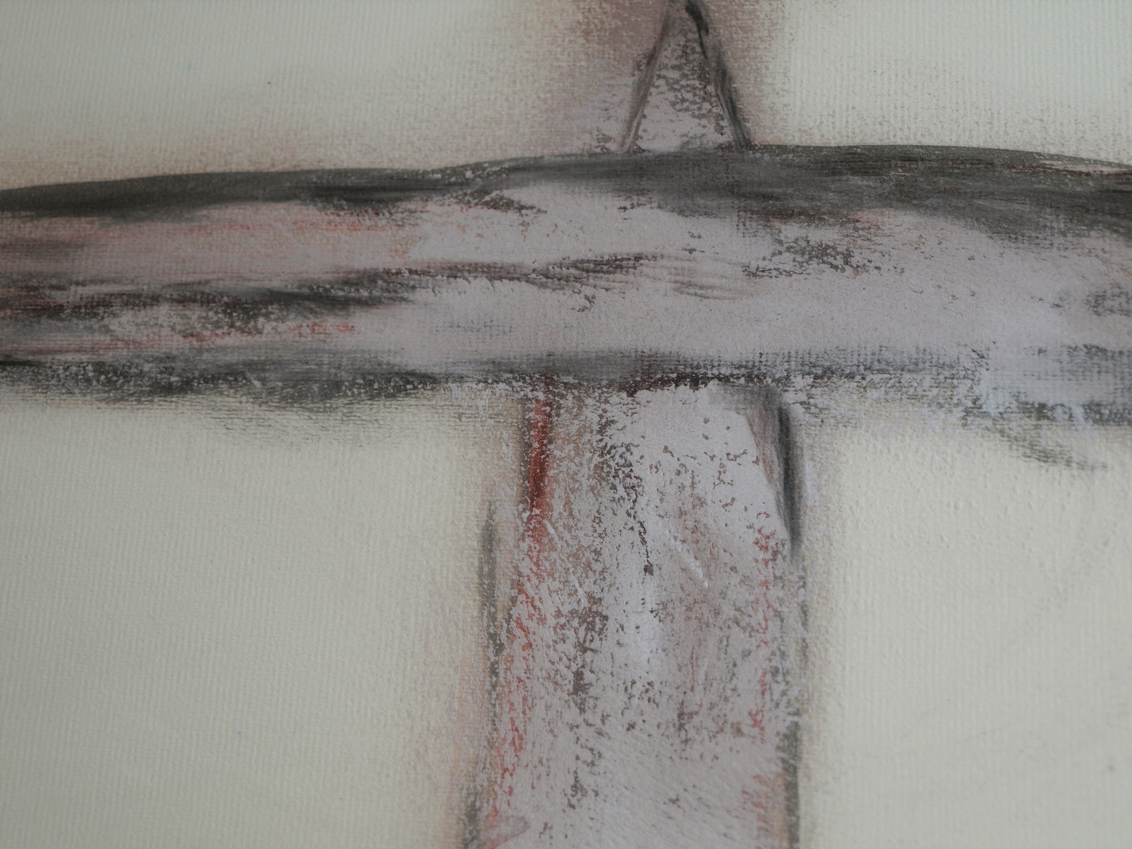 Niet of onleesbaar gesigneerd - Pastel , Abstracte compositie – 72 x 102 cm - 1985  kopen? Bied vanaf 1!