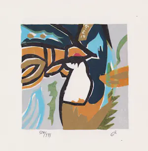 Rolf Meyn - e.a: zes handgesigneerde zeefdrukken: Abstracte Composities I t/m V1 kopen? Bied vanaf 25!