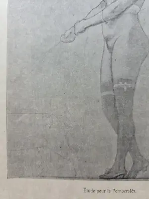 Felicien Rops - Studie Pornocrates. 1905. kopen? Bied vanaf 89!