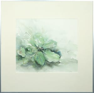 Marjan Nagtegaal - Aquarel, Onkruid (Zuring) - Ingelijst kopen? Bied vanaf 1!