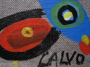 Niet of onleesbaar gesigneerd - circa 1970 - Interessant Surrealistisch olieverf - gesigneerd Calvo kopen? Bied vanaf 10!