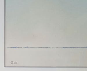 Gerard Koster - Aquarel: Landschap met wolken (ingelijst) kopen? Bied vanaf 255!