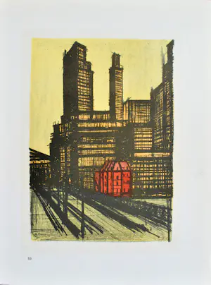 Bernard Buffet - New York, 10 LITHOGRAPHIES, 1967 par MOURLOT kaufen? Bieten Sie von 100!