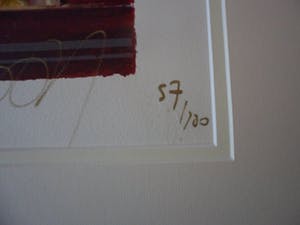 Gerti Bierenbroodspot - Zeefdruk, Titel, "Ornament" - groot kopen? Bied vanaf 50!