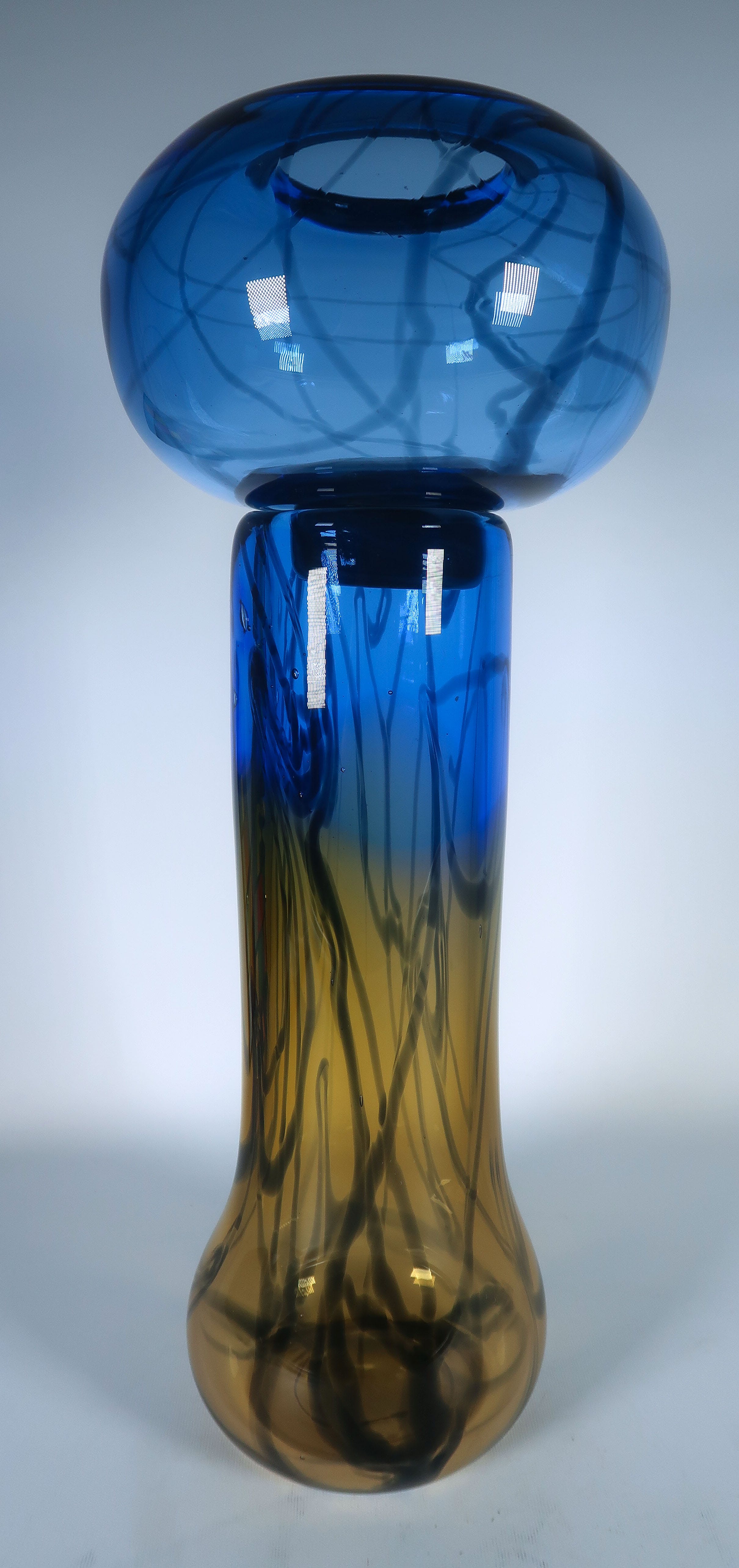 Lia Koster - Glas, Vaas ''Blue Sky'' kopen? Bied vanaf 80!