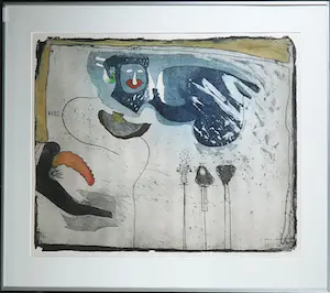 AcheterMichel van Overbeeke - Kleurenets, Drop from the clouds - Ingelijst? Enchérissez de 50!