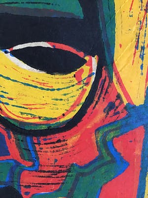 Piet Wiegman (II) - Houtsnede op Japans papier, gesigneerd met potlood kopen? Bied vanaf 50!