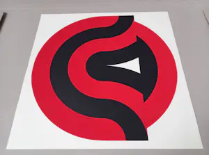 Rolf Rappaz - Ohne Titel - Farbstarker Siebdruck Edition Domberger 1974 kaufen? Bieten Sie von 80!