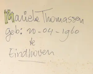 Marieke Thomassen - Acryl op doek, Reflectie - Ingelijst (Zeer groot) kopen? Bied vanaf 100!